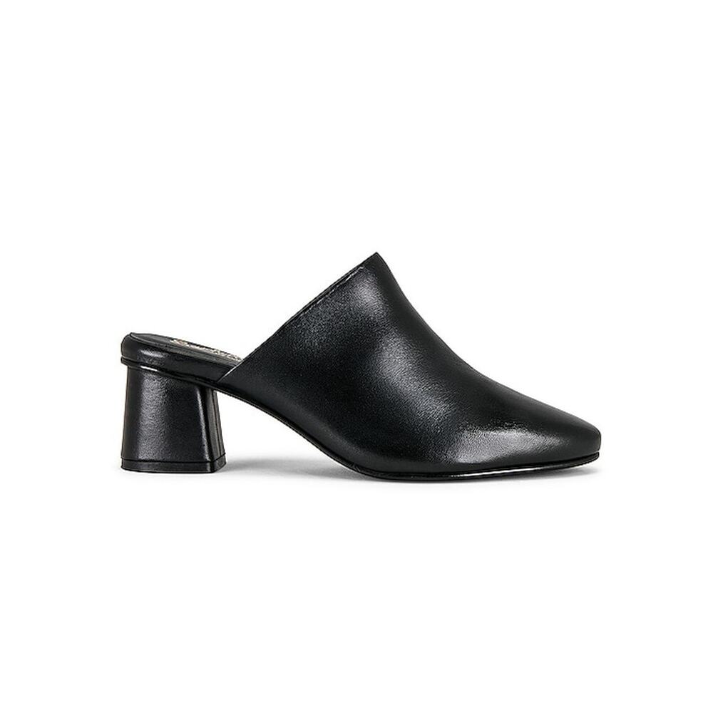 Seychelles Sleek Black Muse Mules Size 6.5